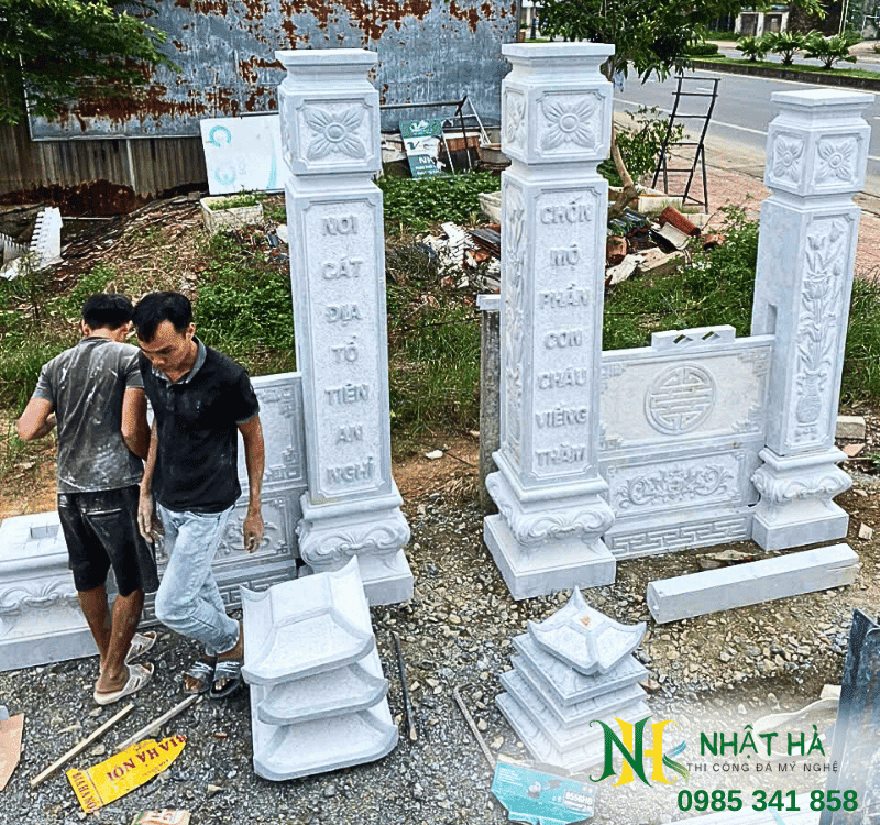 Lăng mộ đá Thanh Hoá - Hướng dẫn chọn mẫu, kích thước chuẩn phong thuỷ