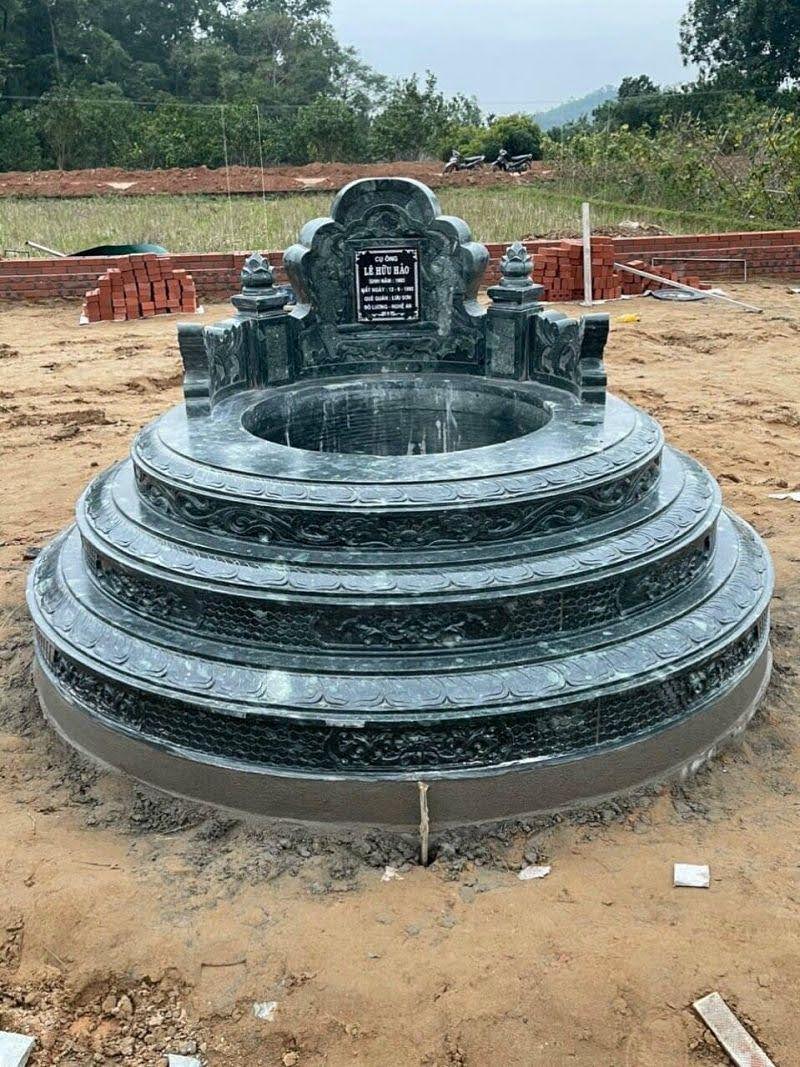 Mộ đá tròn được xem là biểu tượng của sự viên mãn, trọn vẹn và trường tồn